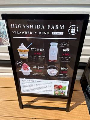 20230820_Higashida Farm Stwawberry_メニュー看板.jpg